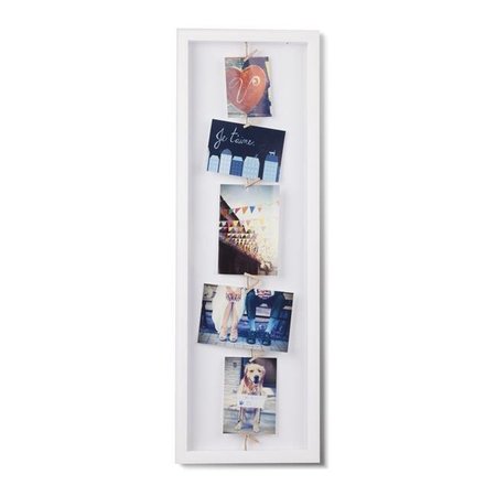 UMBRA Umbra 311020-660 Clothesline Flip Photo Display - White 311020-660